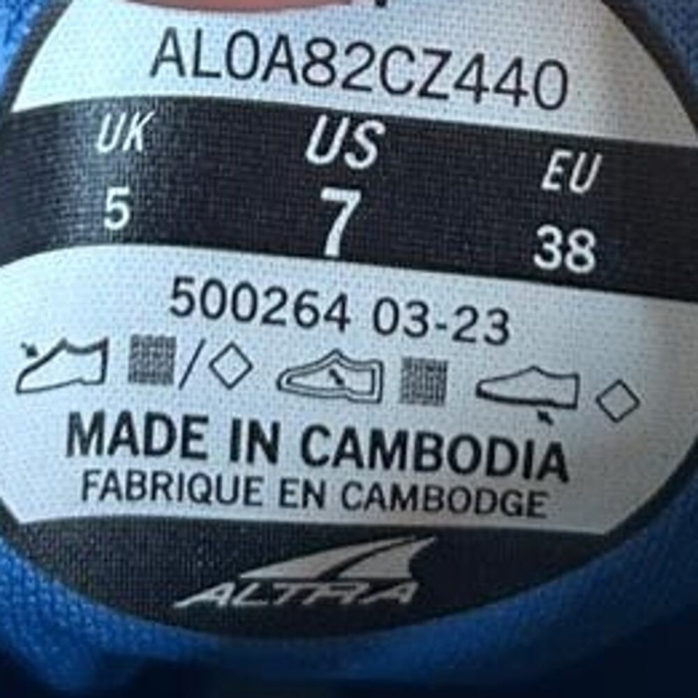 Altra - Torin 7 - Running Shoes - Blue - Women's - 7W - AL0A82CZ440 - N.W.O.T. - Picture 9 of 9